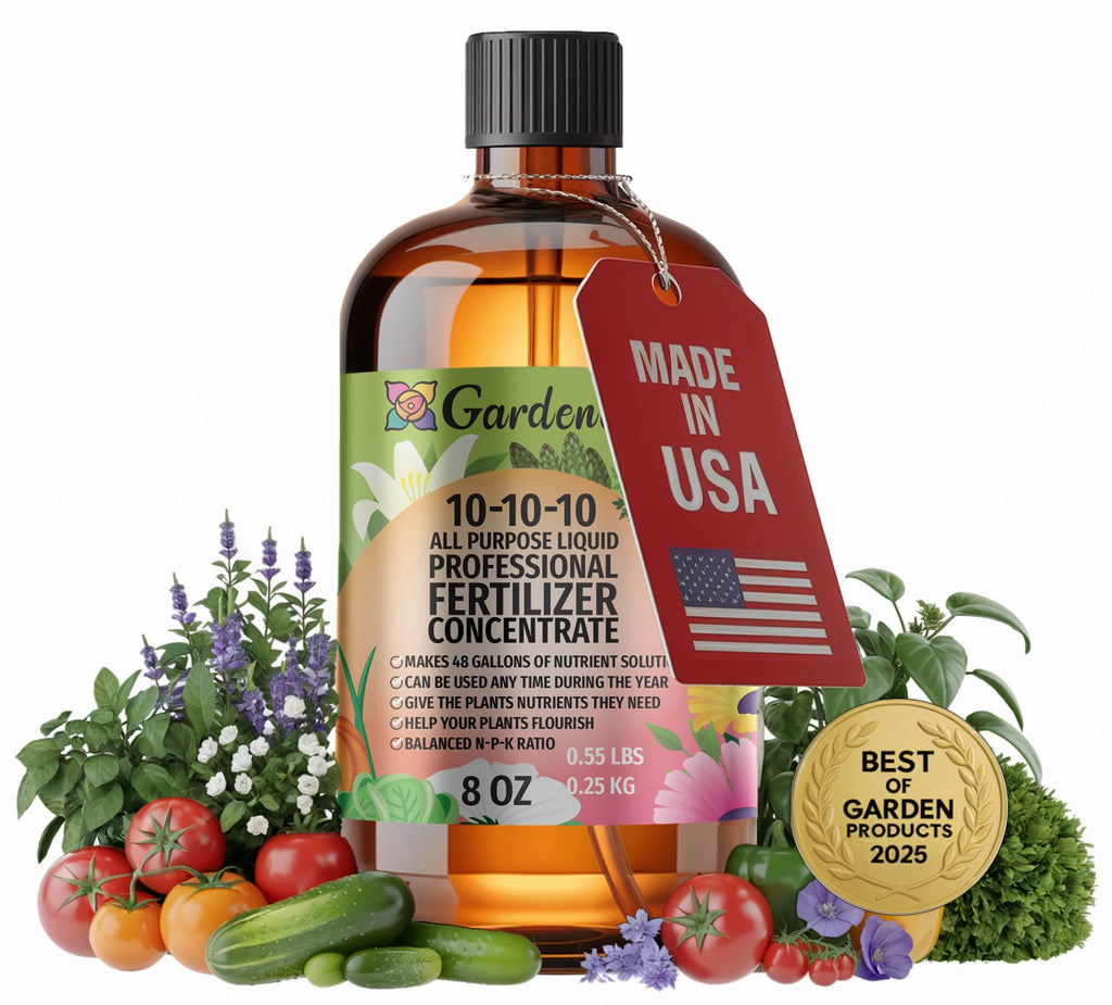 10-10-10 All Purpose Liquid Plant Food Fertilizer Concentrate 8 OZ X30973