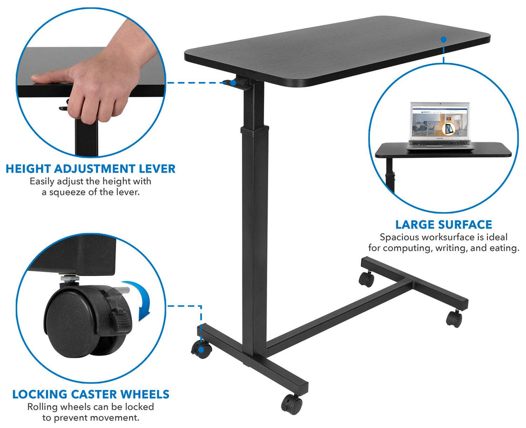 Overbed Table with Wheels W76361