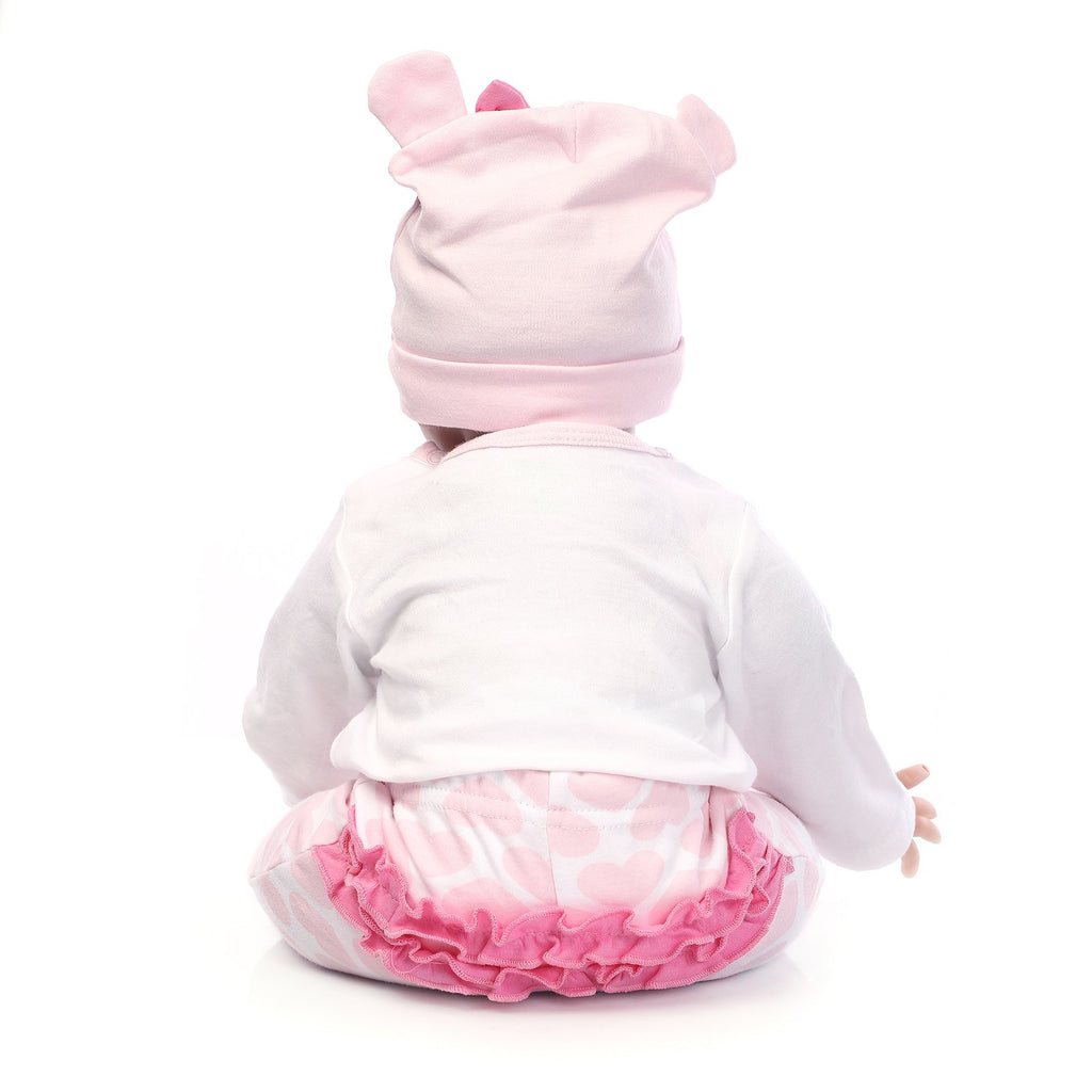 Pink Baby Clothes for 20"- 22" Reborn Doll C1206