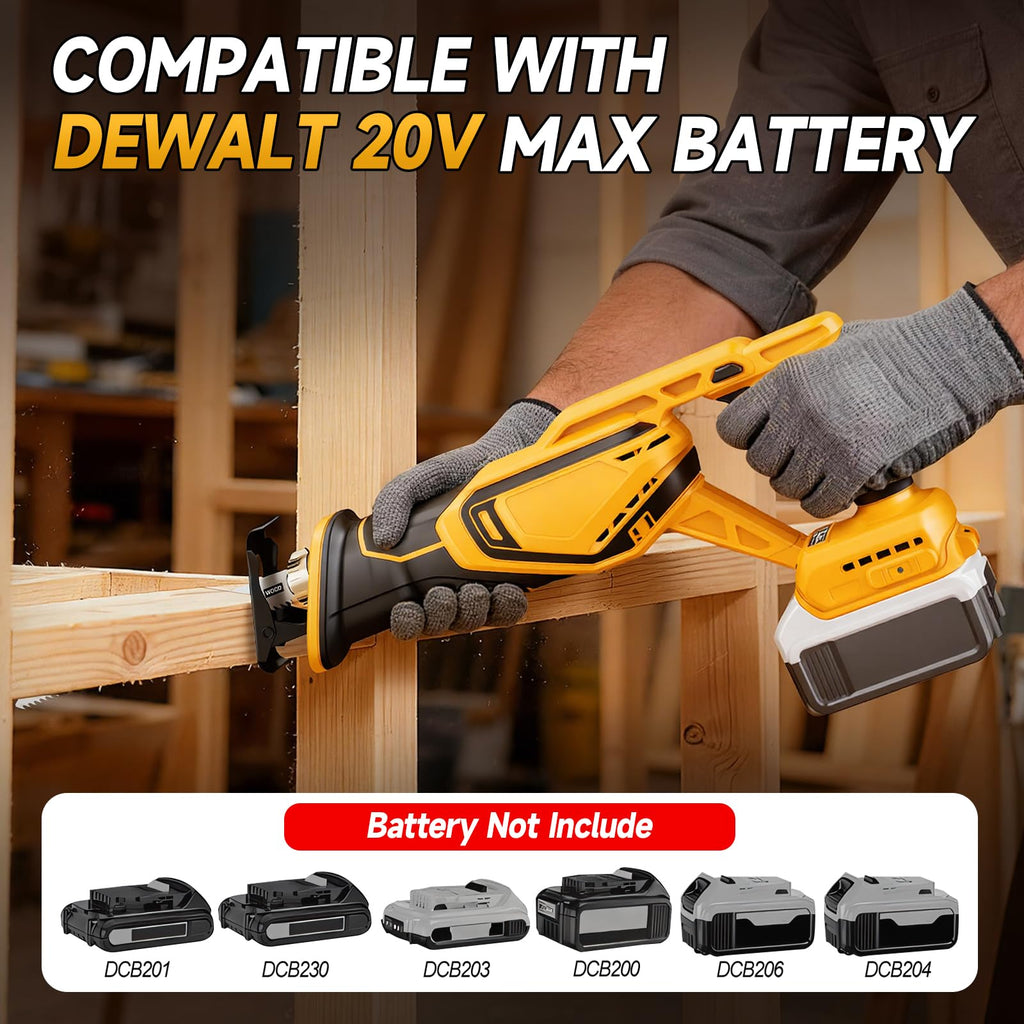 Cordless Brushless Reciprocating Saw with 8 Blades K32658