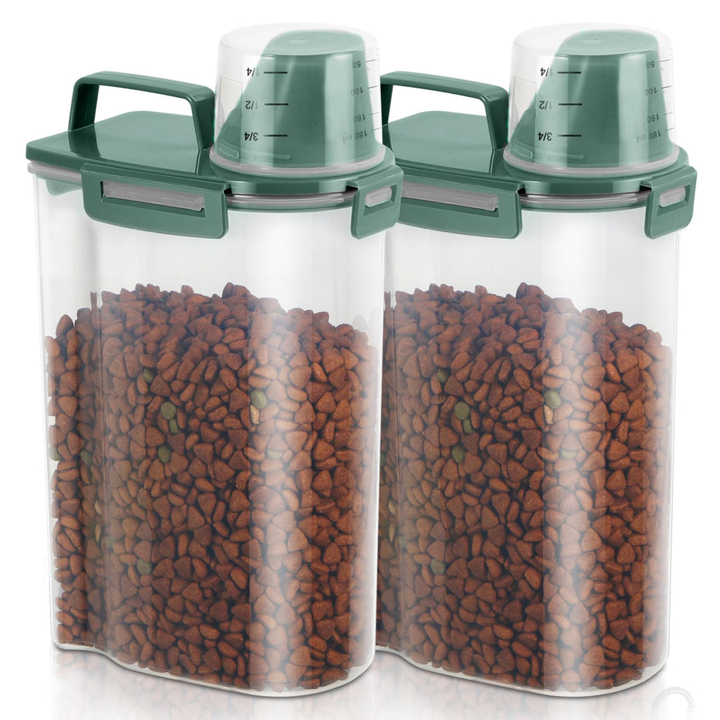 2 Pack 3 Lbs Pet Food Storage Containers M7231