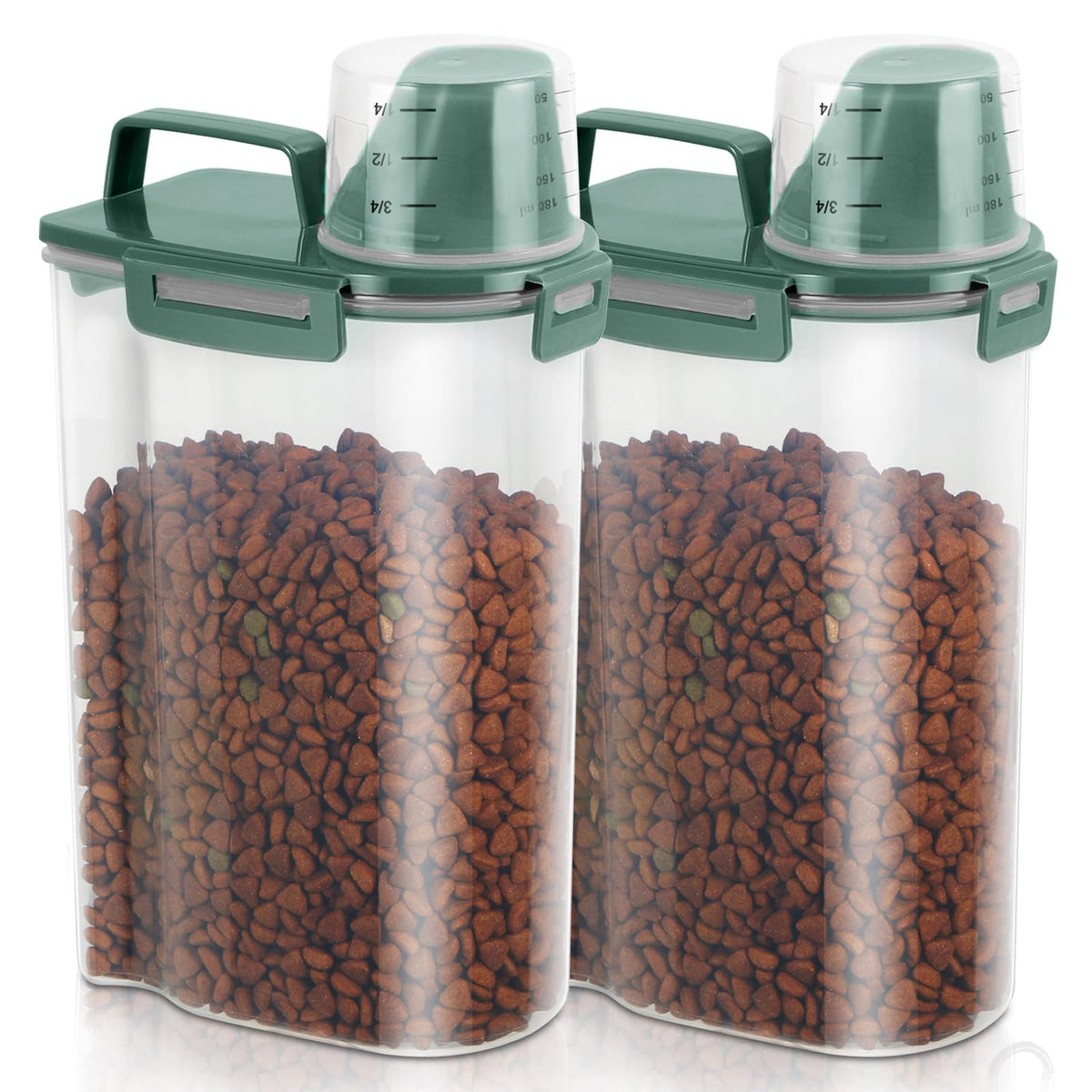 2 Pack 3 Lbs Pet Food Storage Containers M7231