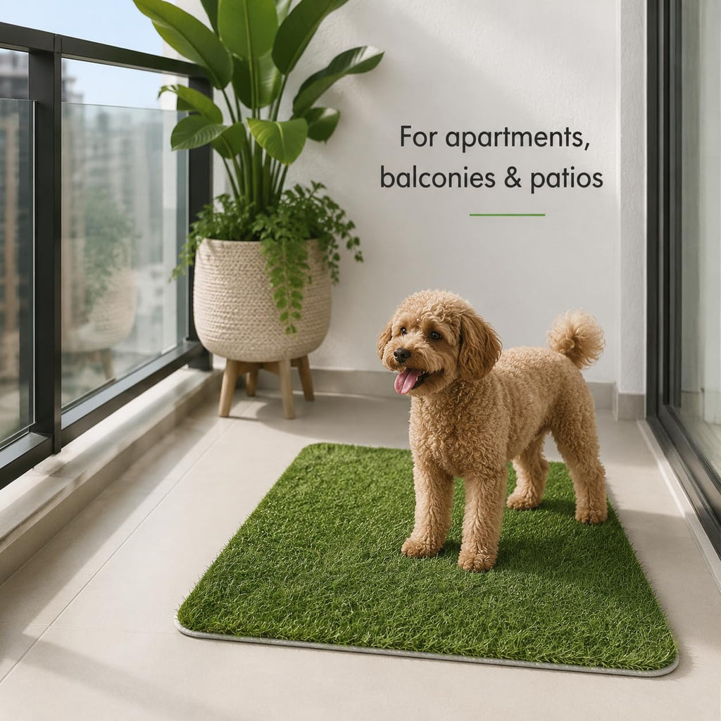 Artificial Grass Dog Potty Pad 24 x 36 in Non-Slip Washable E824