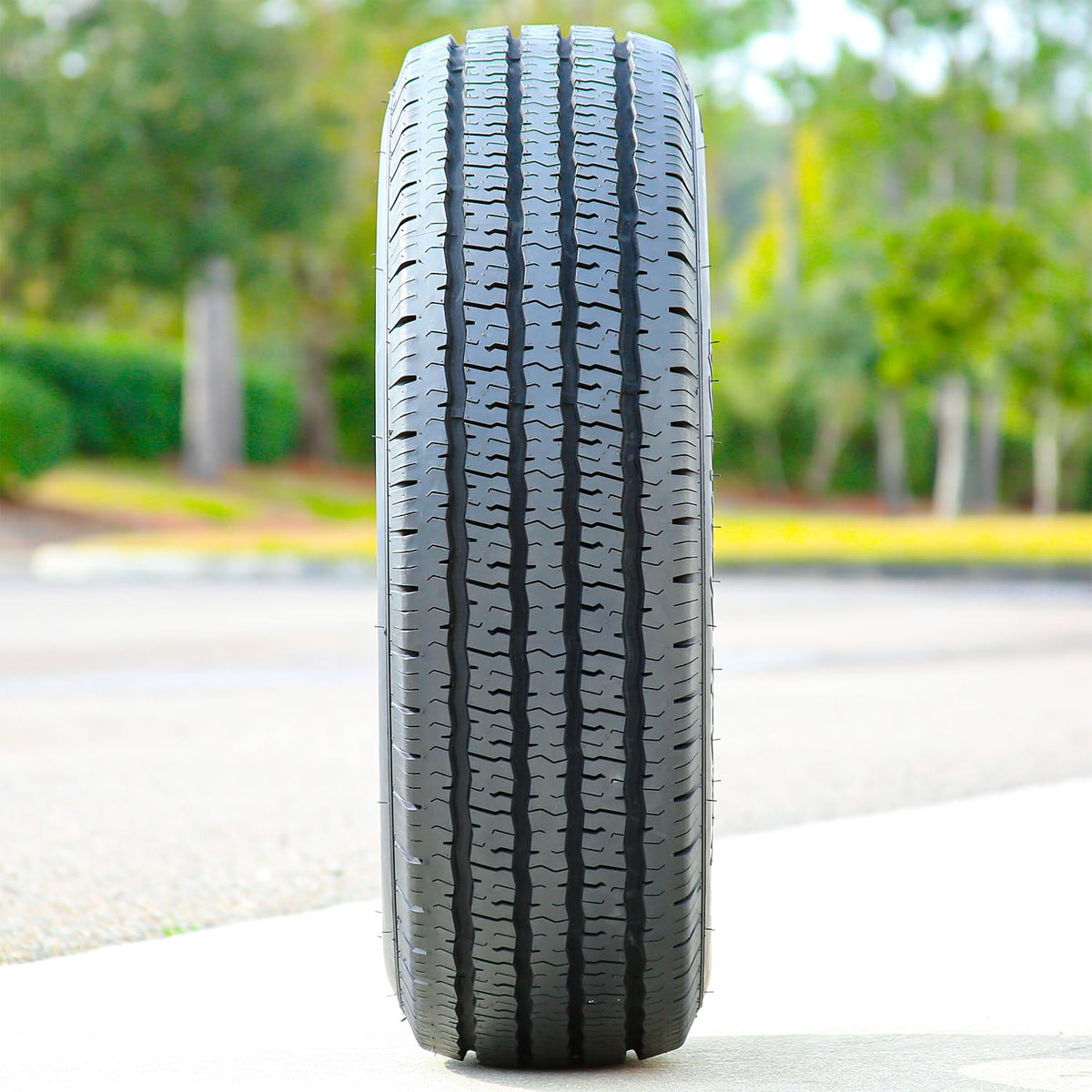 All-Season Touring Radial Tire 205/75R15 97H White Side Wall W123