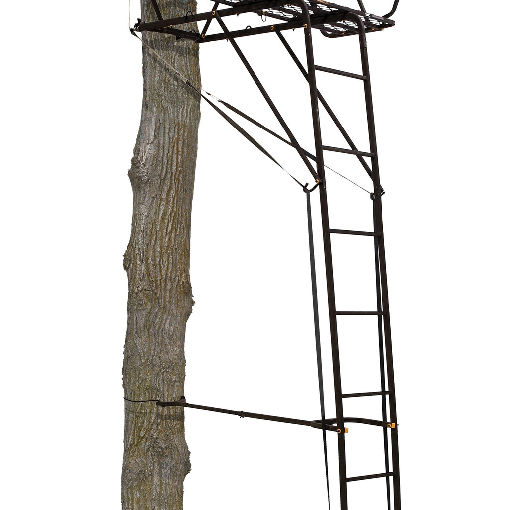 Hunting Deer Ladder Stand 20 ft with Blind Kit Y26254