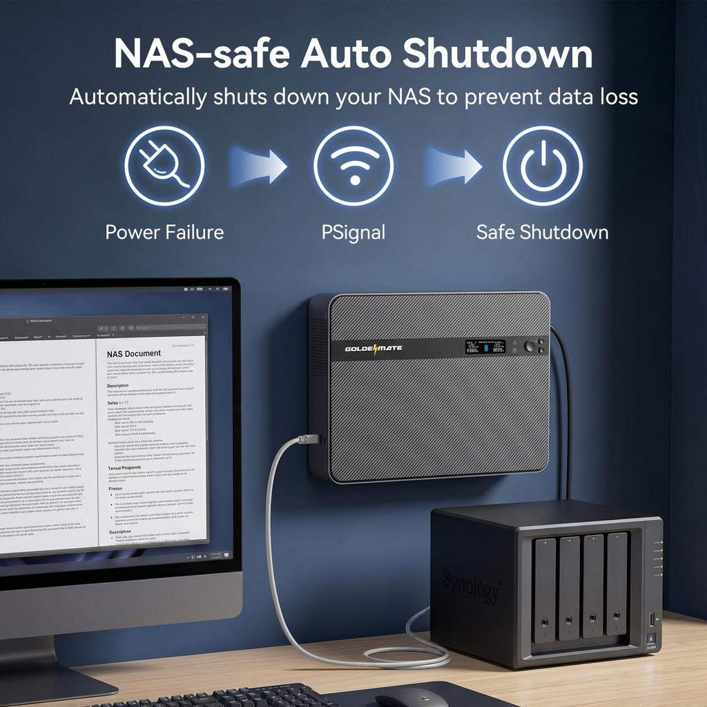 1500VA/1000W Lithium UPS Battery Backup & Surge Protector X13100