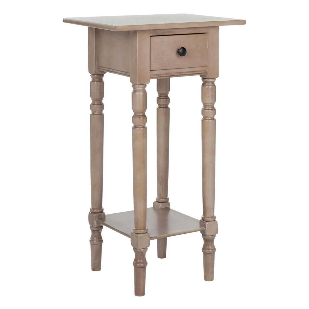 Dark Cherry Wood Side Table A432