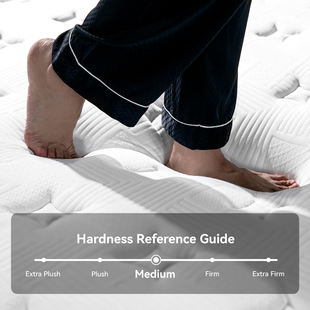Queen Size 12 Inch Hybrid Memory Foam Mattress X924361