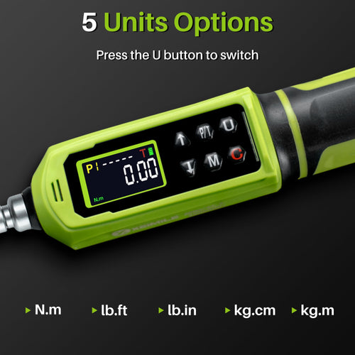 1/4" Drive Digital Torque Screwdriver G6366