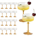 24 Pcs 9 Oz Champagne Martini Glasses Set E539