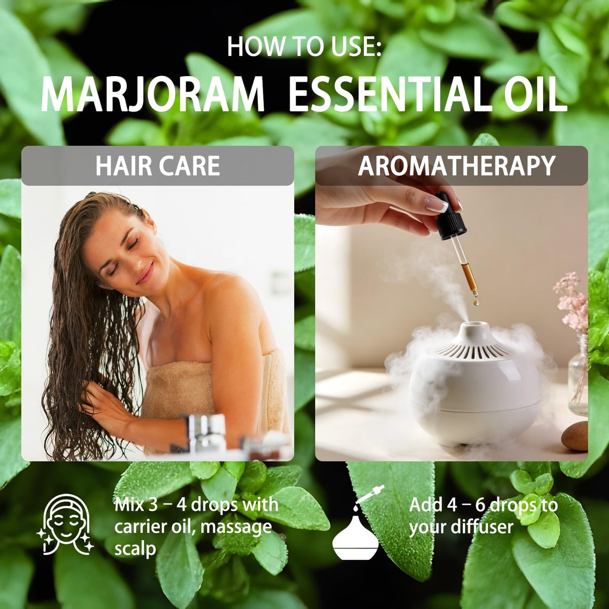 Lavender & Marjoram Essential Oil 4 Fl Oz D526736