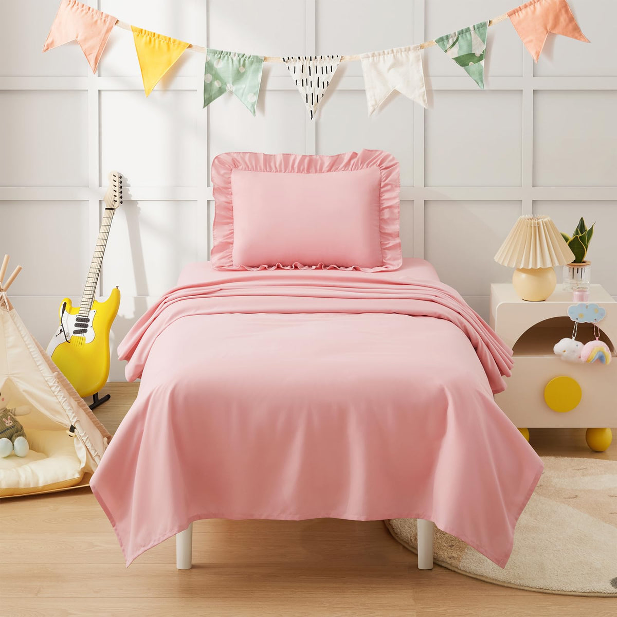 Light Pink Toddler Sheet Set I97736
