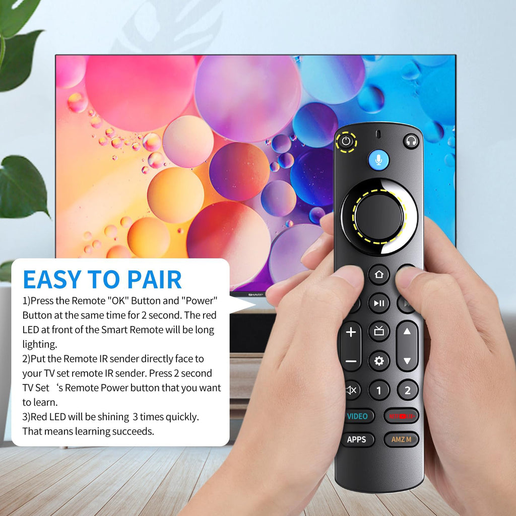 Voice Remote Pro with Remote Finder and Headphone Function V1188
