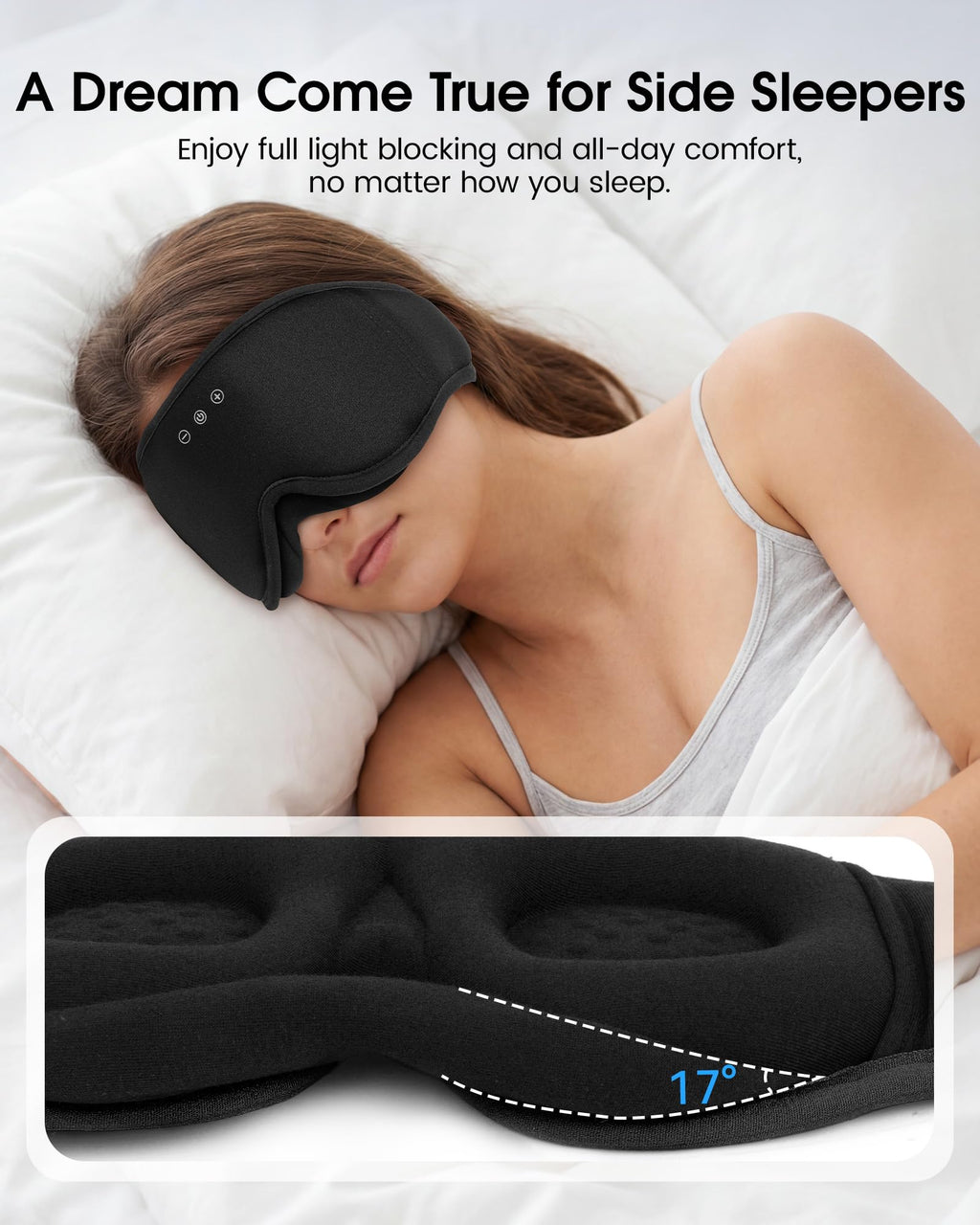 Sleep Mask Bluetooth Headphones N1906