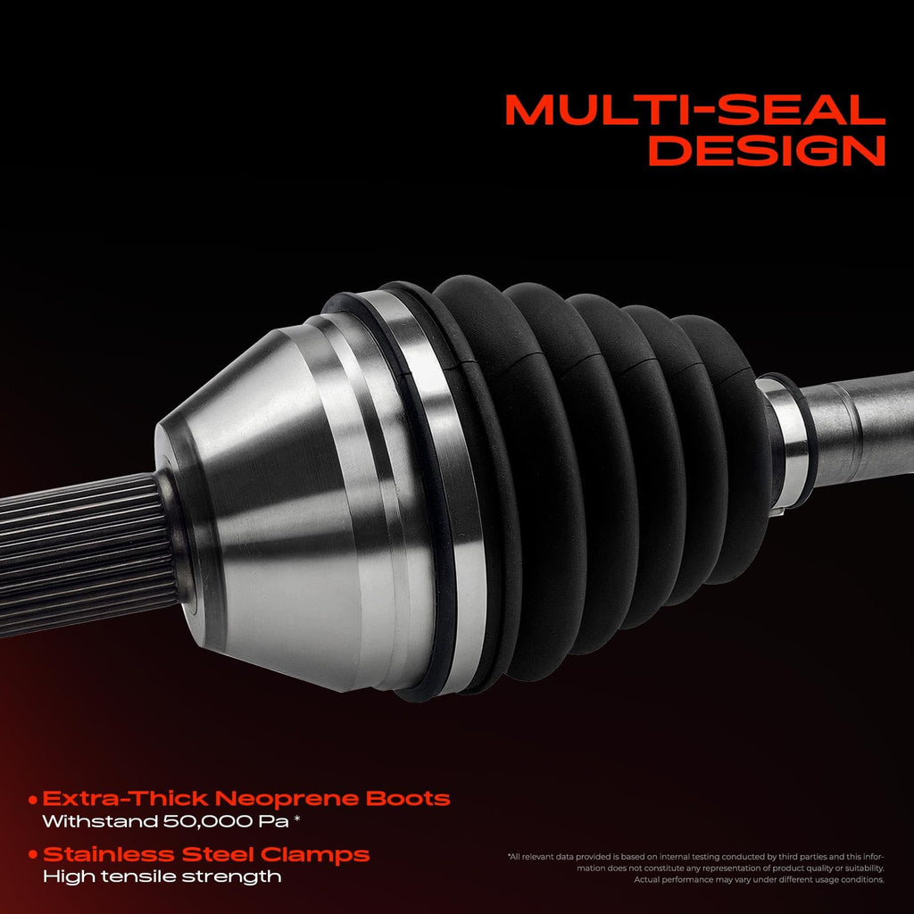 Set of 2 Front CV Axle Shaft Assembly A758