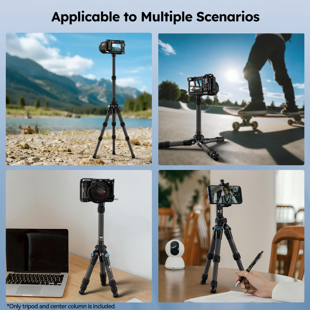 Lightweight Carbon Fiber Mini Travel Tripod M807804