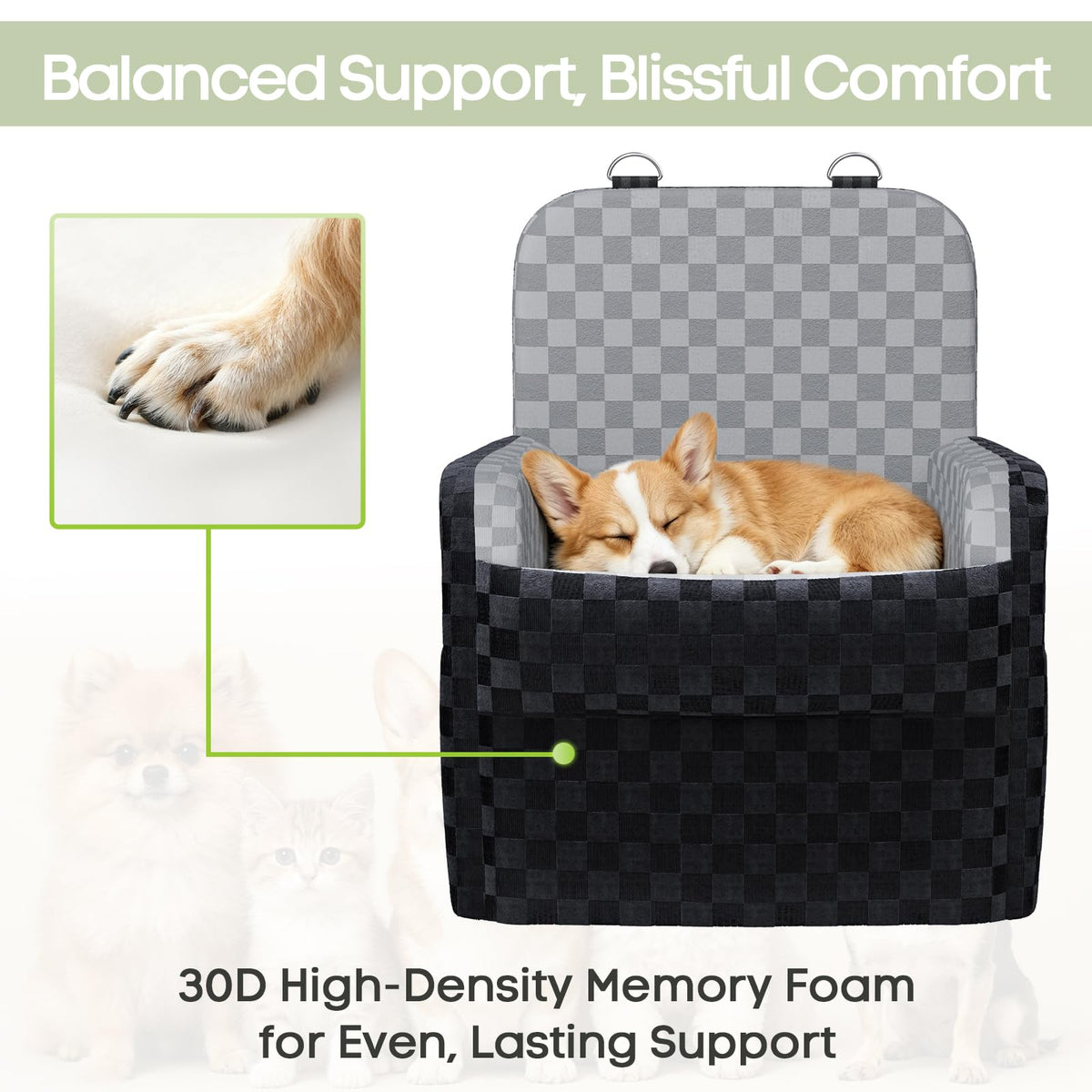 Waterproof Dog Booster Car Seat S617772