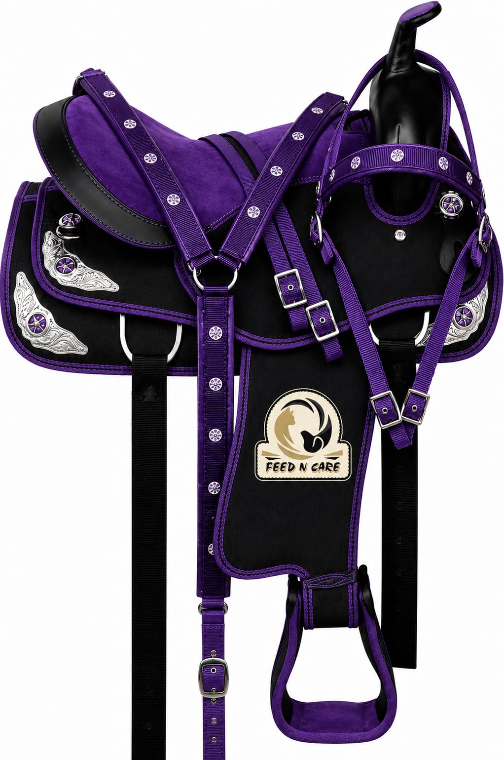 Lightweight Synthetic Horse Saddle Q117