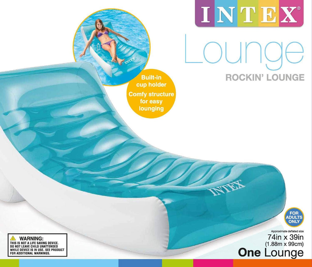 Inflatable Pool Floating Raft Chair with Cupholder 2 Pack R97106