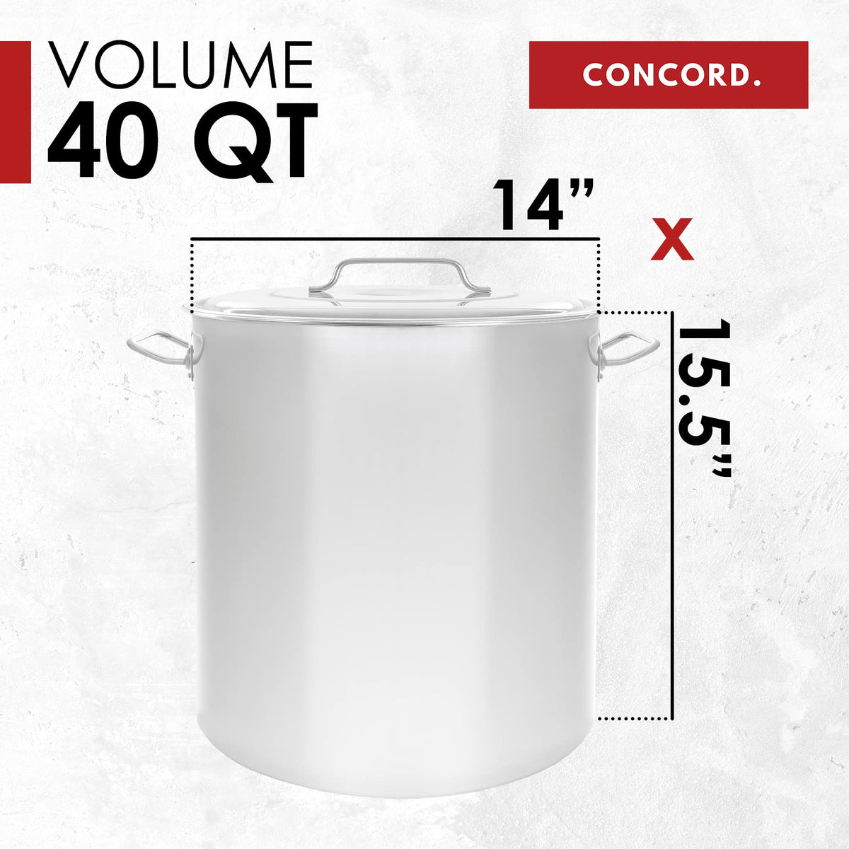 40 Quart Stainless Steel Stock Pot + 12" Stainless Steel Single Propane Stove W593097