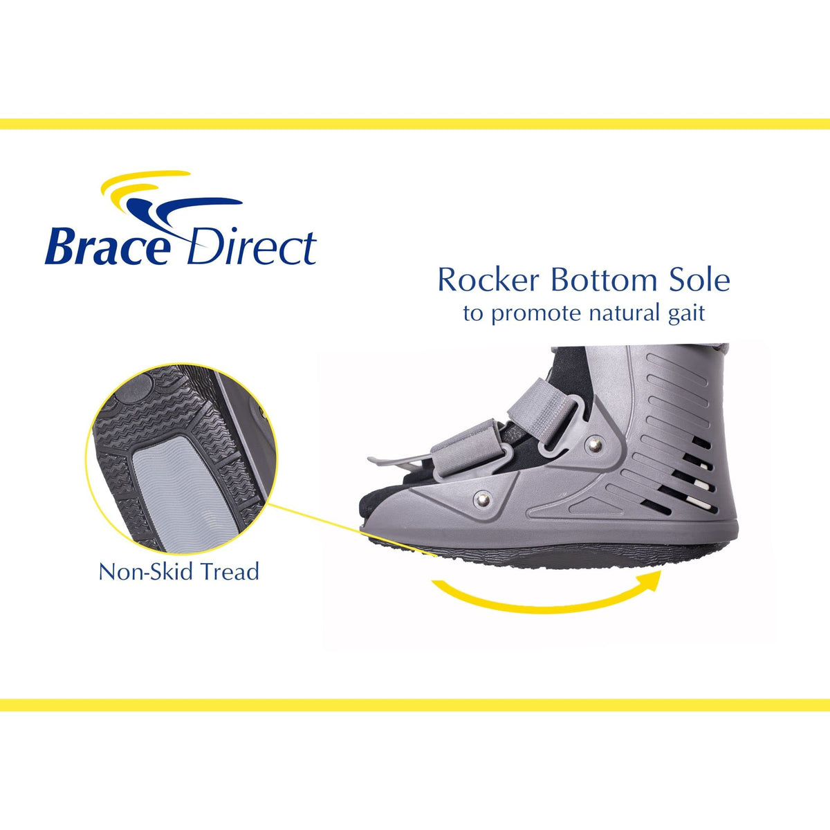 Ultra Light Short Full Shell Walking Boot + Reusable Ankle & Foot Ice Pack E712
