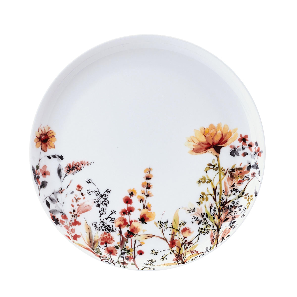 12 Piece Floral Bone China Dinnerware Set Z566695