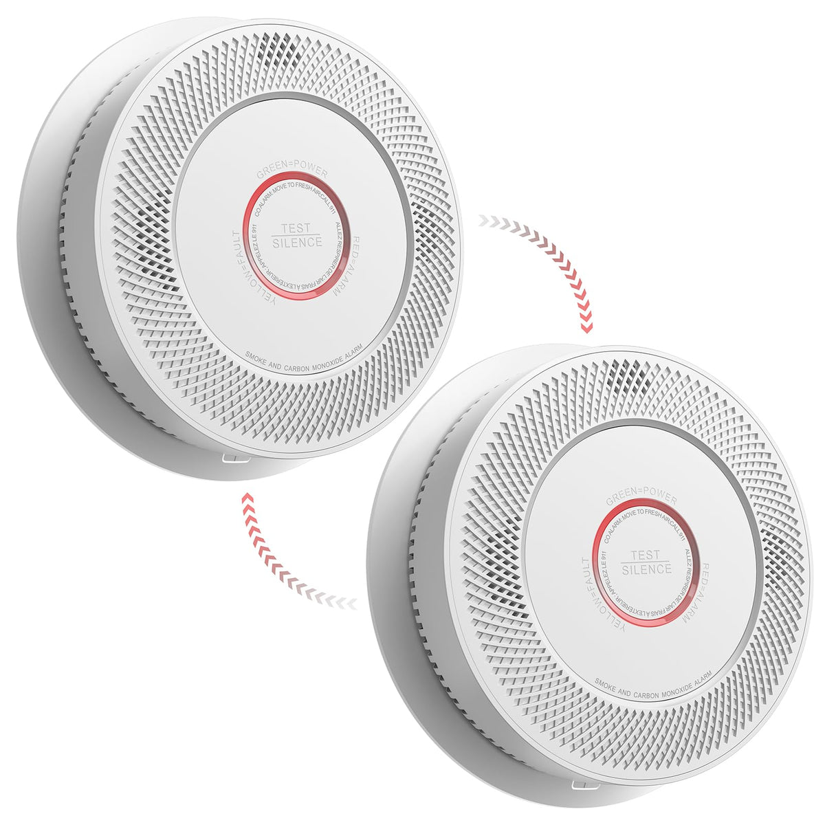 Smoke and Carbon Monoxide Detector 10-Year Battery G59045