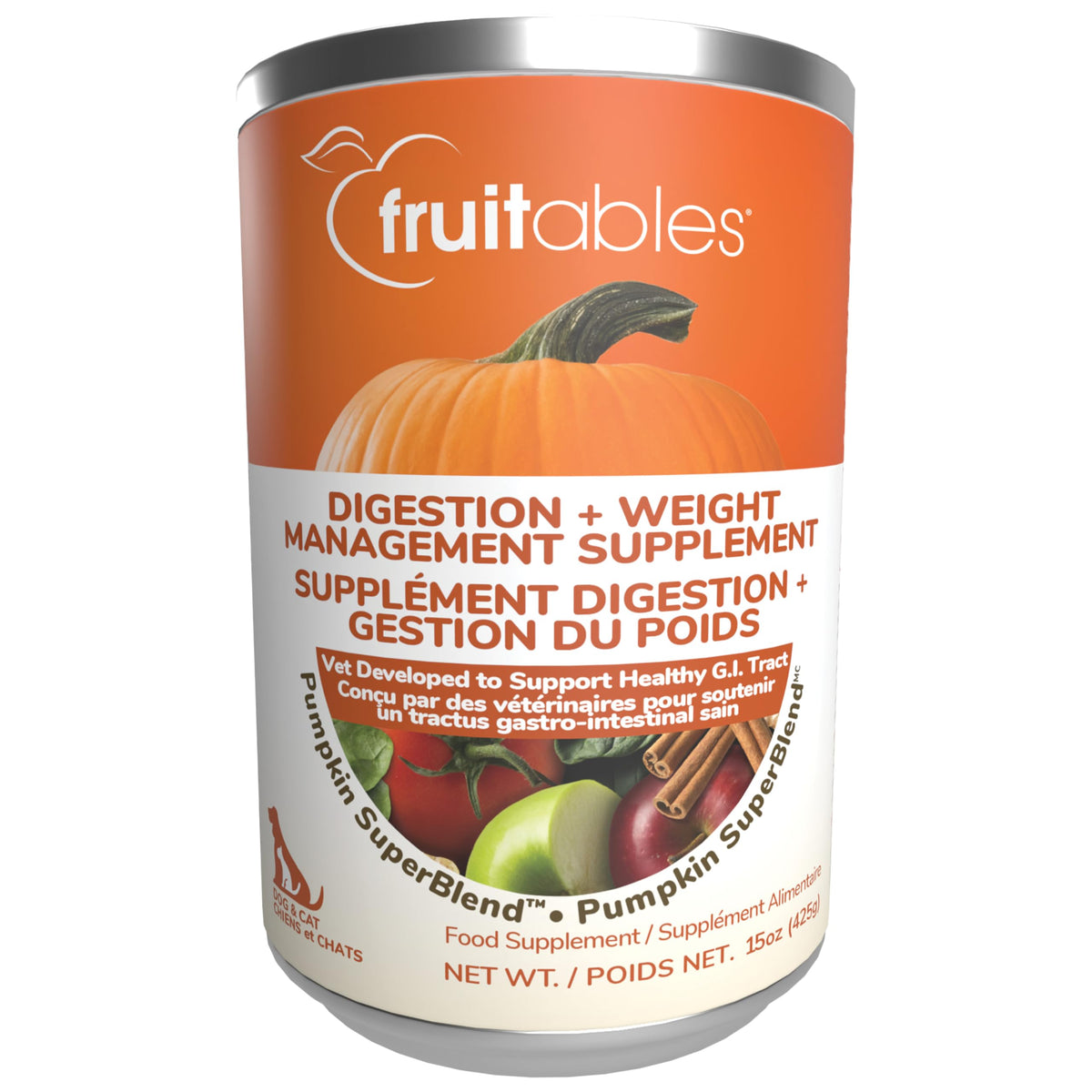 Pumpkin Digestive Supplement for Dogs 15oz D298