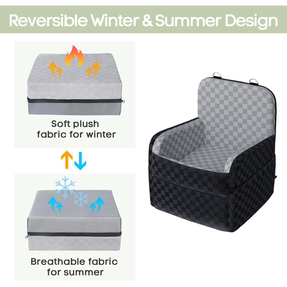 Waterproof Dog Booster Car Seat S617772