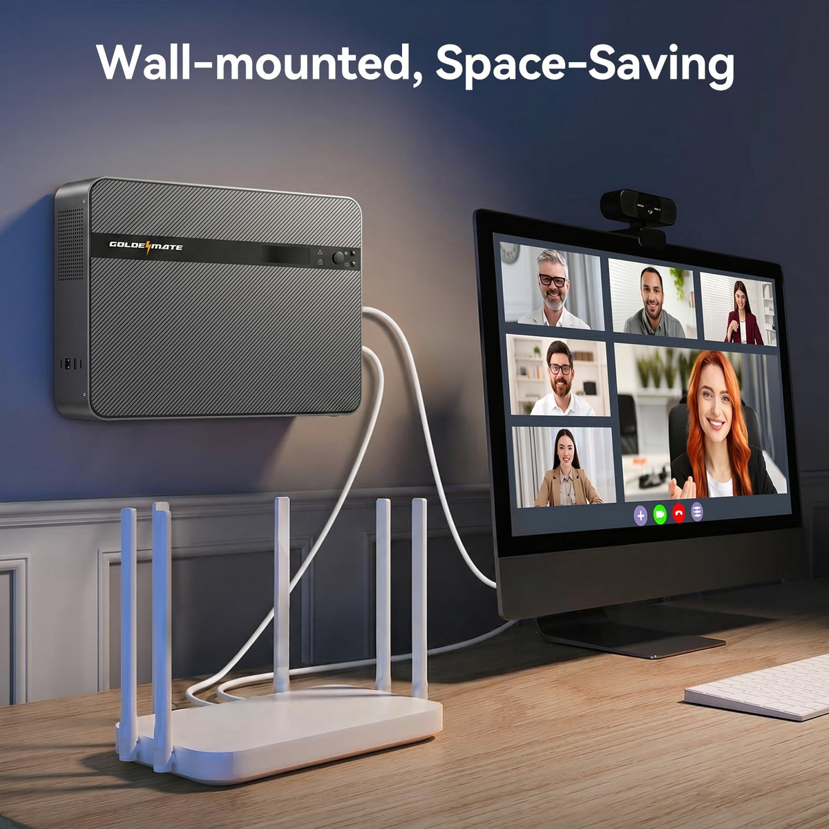 1500VA/1000W Lithium UPS Battery Backup & Surge Protector X13100