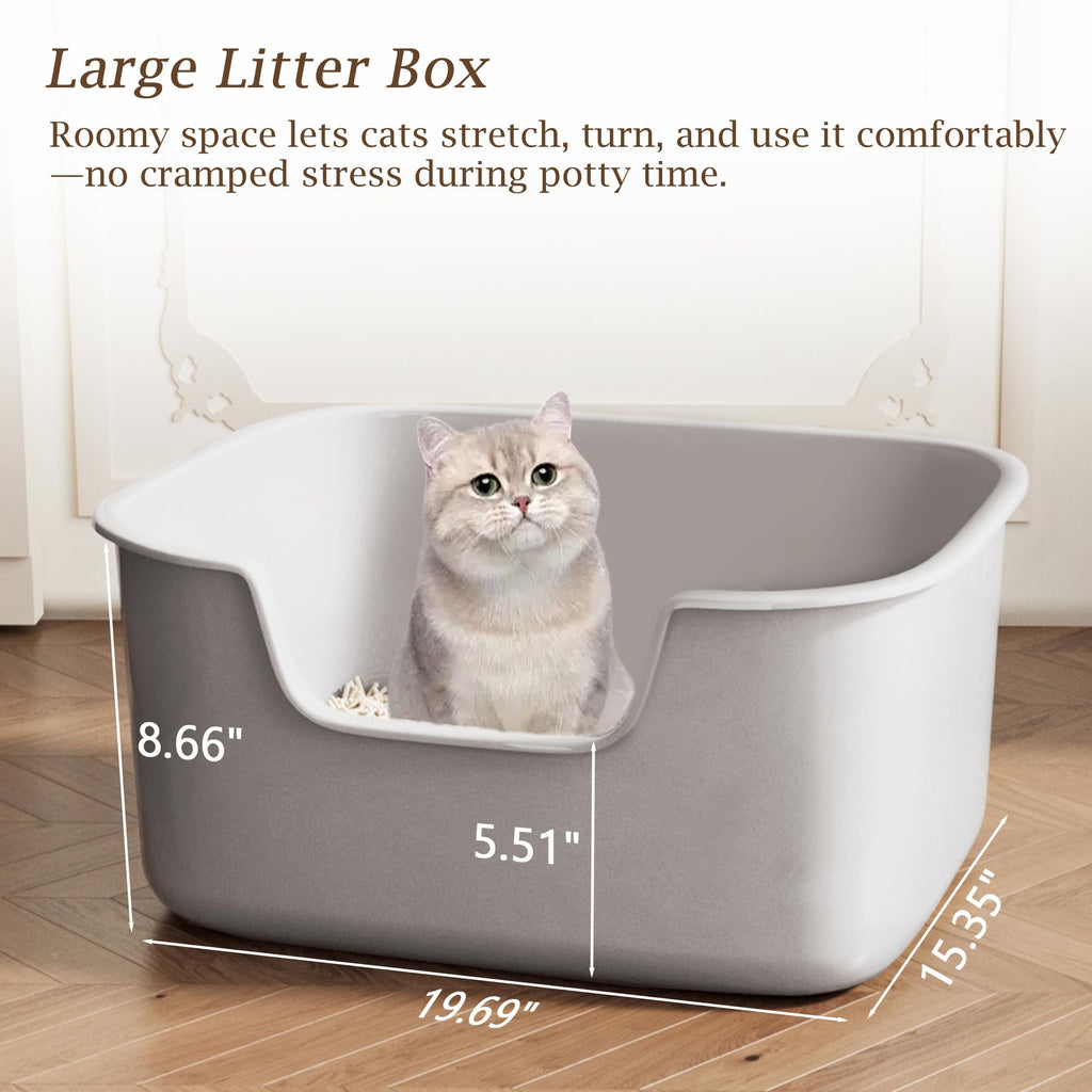 Large High Sides Cat Litter Box B376230