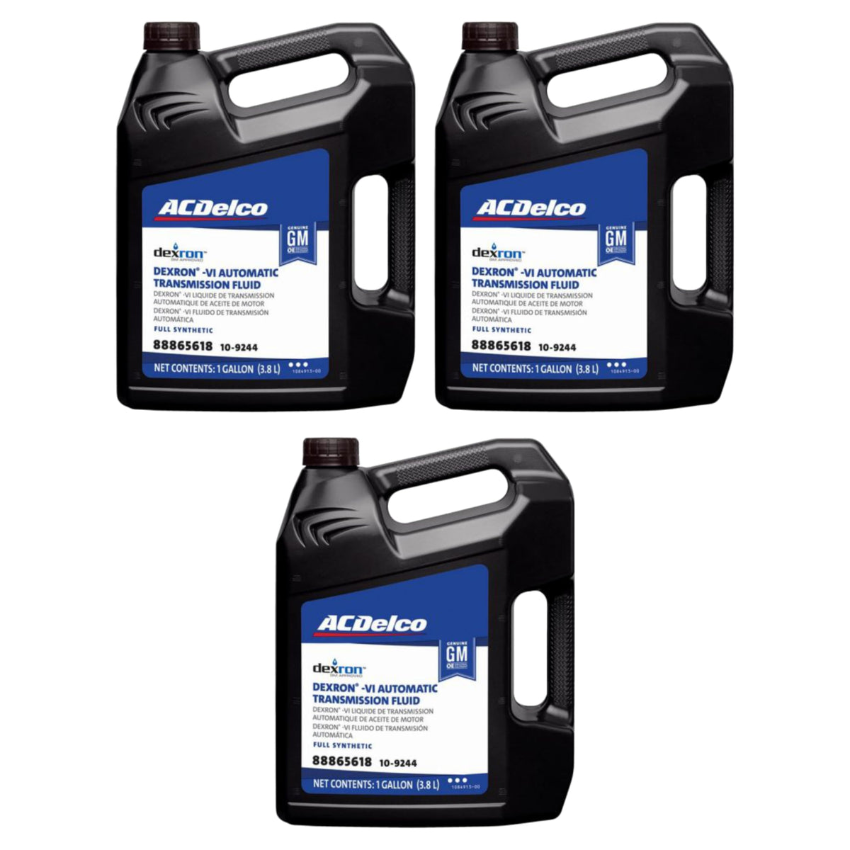 Dexron VI Full Synthetic Automatic Transmission Fluid 1 gal Case of 3 V244