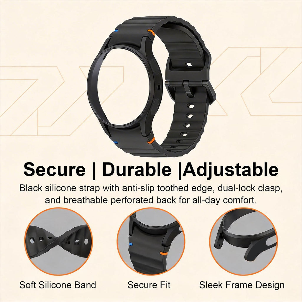 2 Pack Watch Bands & Protector Case U120689