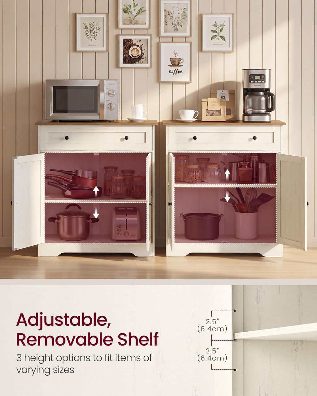 Buffet Cabinet, Sideboard, 2 Doors M937