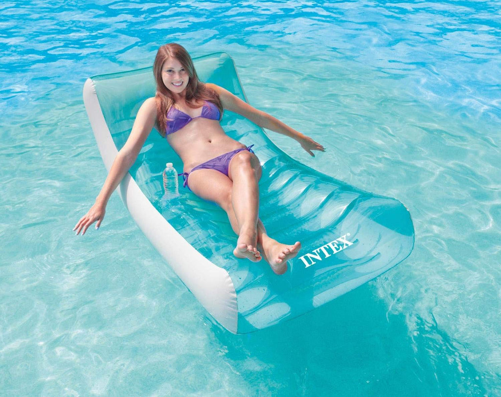Inflatable Pool Floating Raft Chair with Cupholder 2 Pack R97106