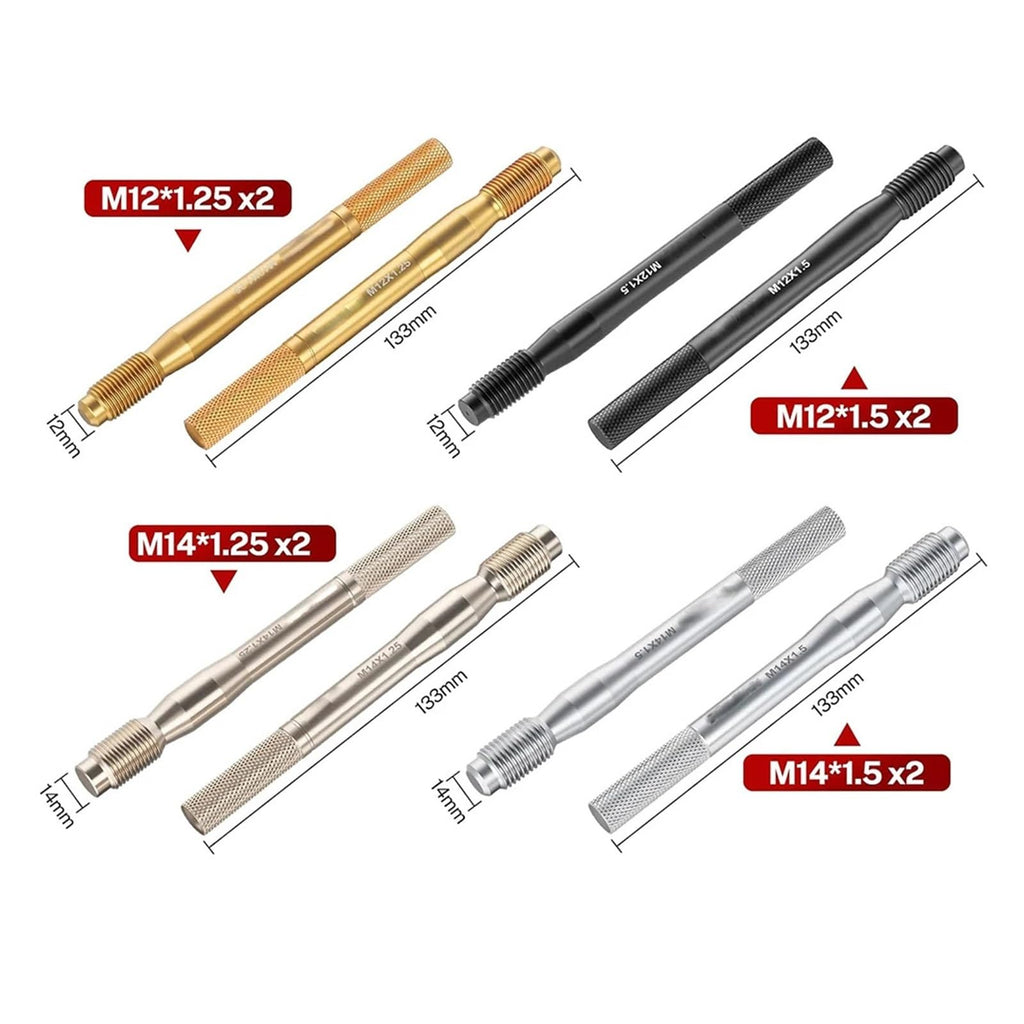 8 Piece Wheel Hanger Alignment Pin Set M12x1.25 M12x1.5 M14x1.25 M14x1.5 Y4660