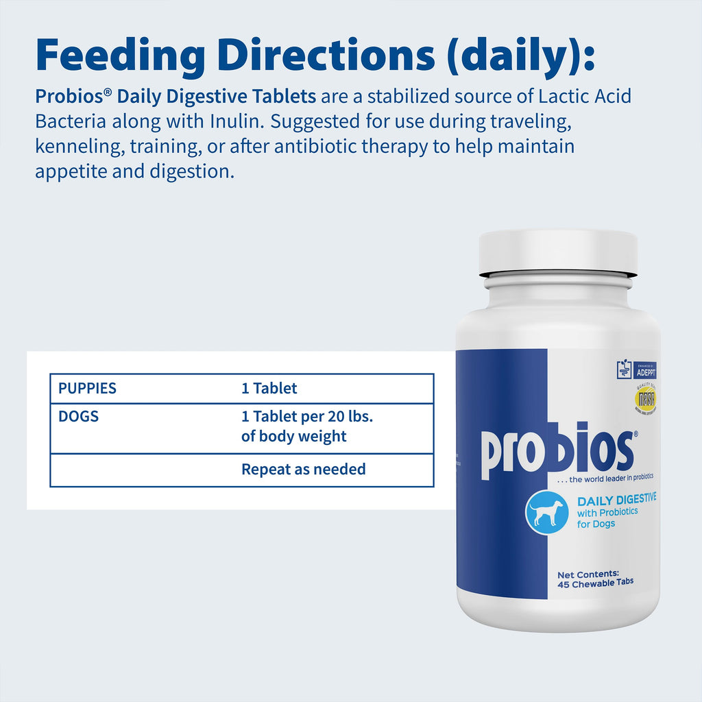 Digestive Dog Tabs 45 chewable tablets G865226
