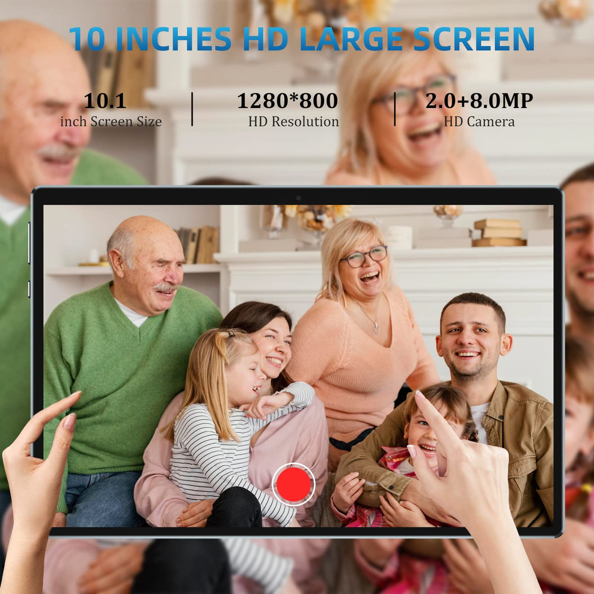 10 inch Tablet 12GB RAM 64GB ROM Black I788