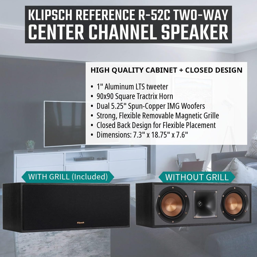 5.1 Home Theater System with Floorstanding, Bookshelf, Channel Speaker and Subwoofer Y7178