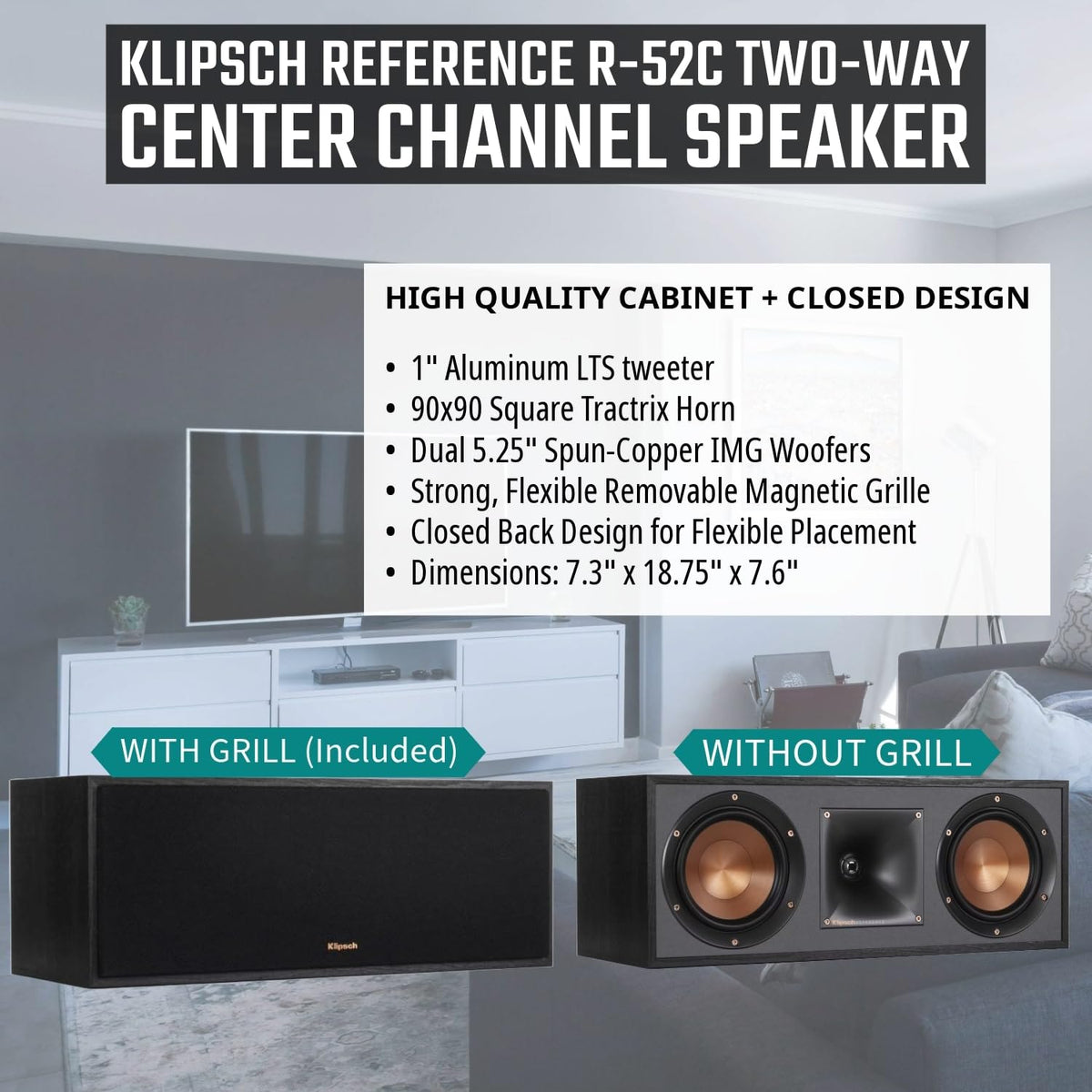 5.1 Home Theater System with Floorstanding, Bookshelf, Channel Speaker and Subwoofer Y7178