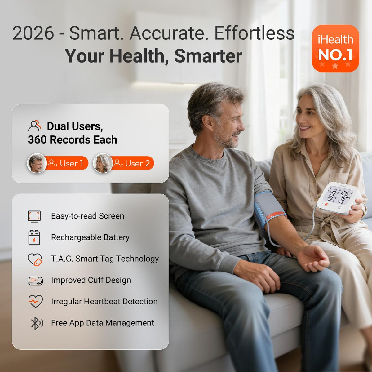 Rechargeable Blood Pressure Monitor R7240