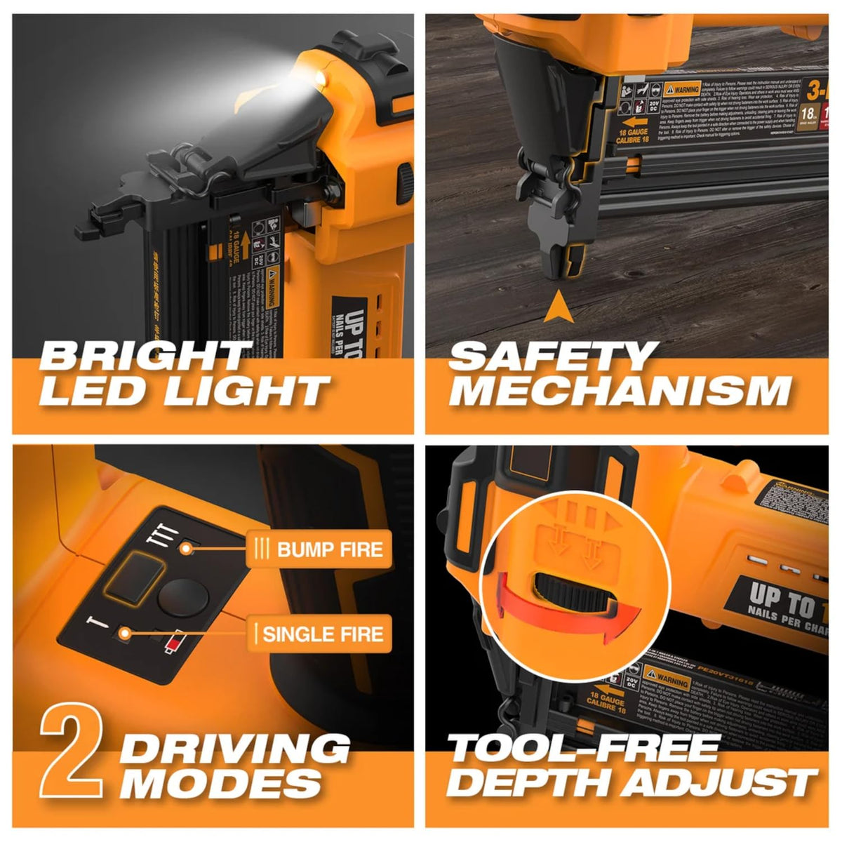 Cordless 3-in-1 Nailer Kit E3845