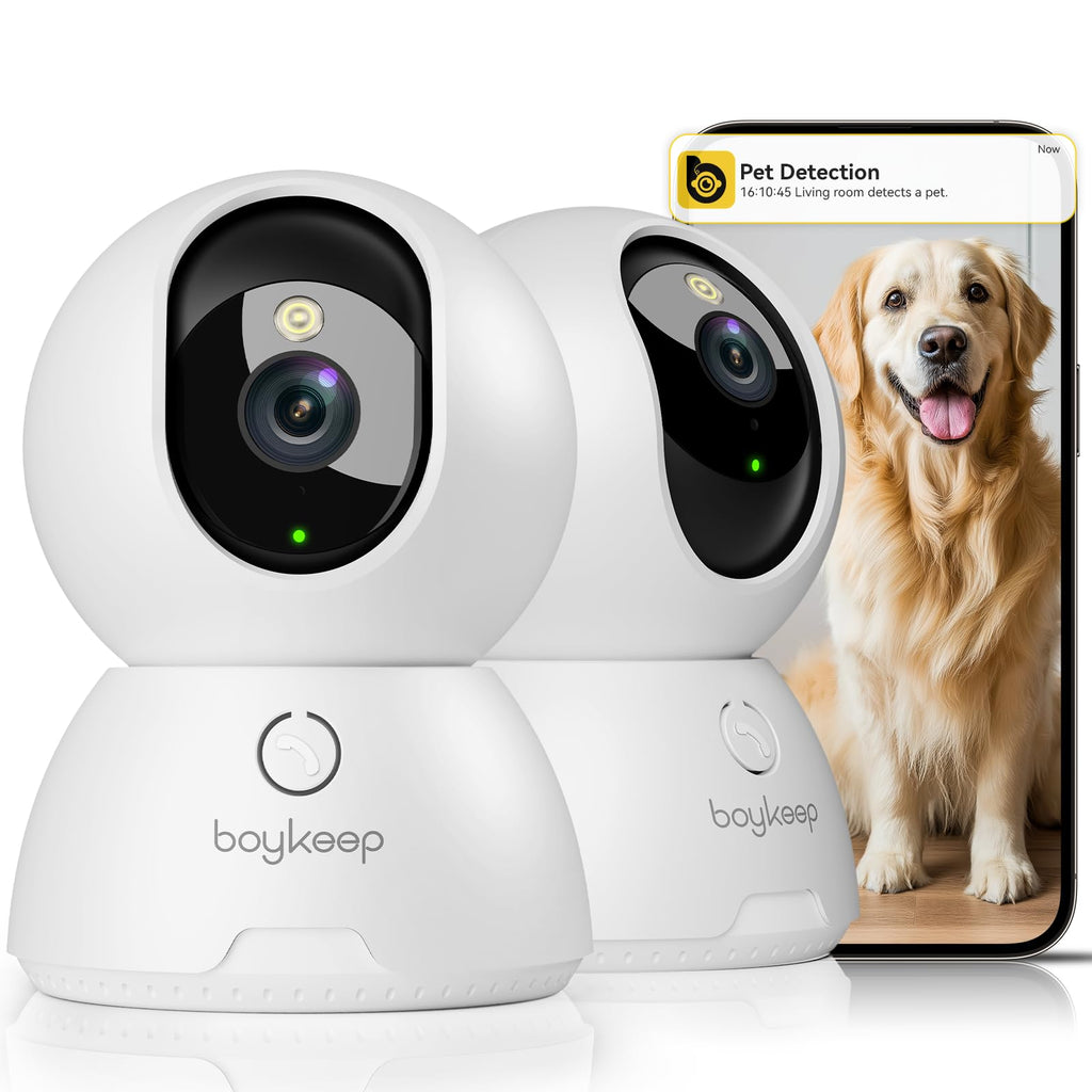 2K Indoor Security Camera 2-Pack with Night Vision L5397