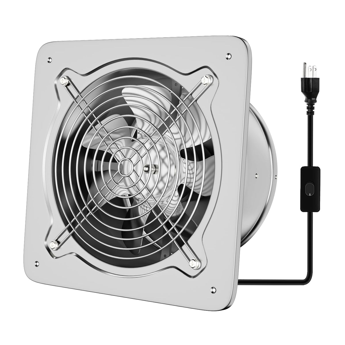 6 inch 308CFM Wall Mounted Exhaust Fan with Check Valve L96902