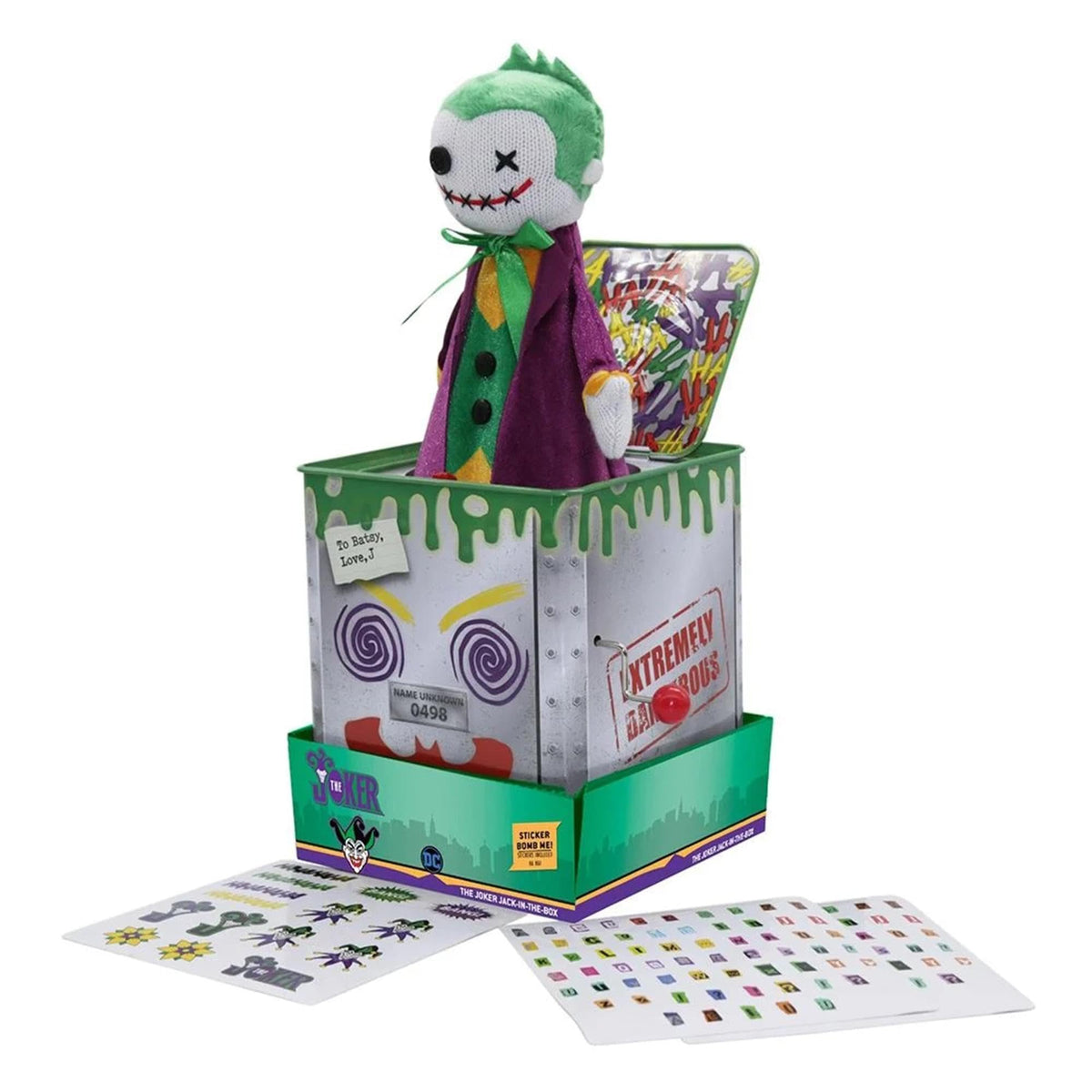 Jack-in-the-Box with Stickers H3171