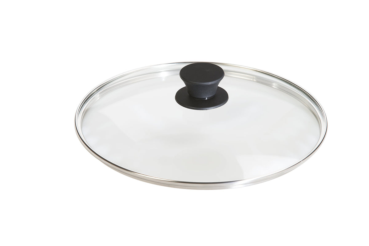 Cast Iron Deep Skillet with Tempered Glass Lid E9262