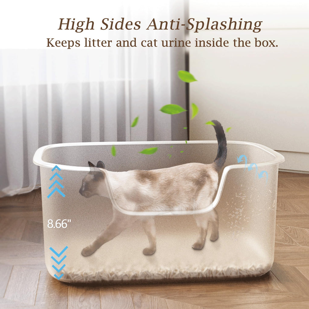 Large High Sides Cat Litter Box B376230