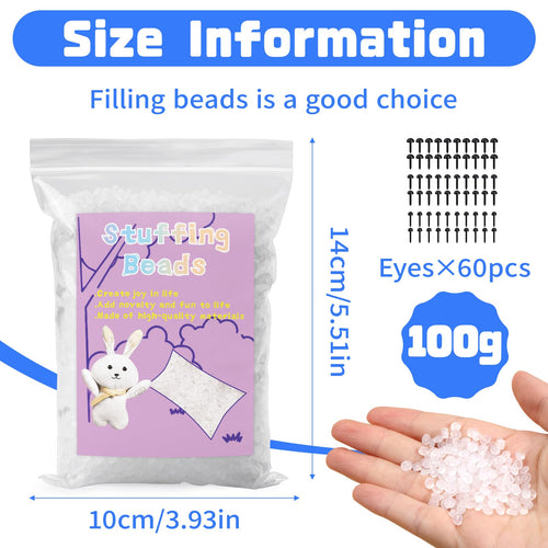 100g Weighted Stuffing Beads Z454