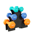 Neoprene Dumbbell Set with Rack P7744