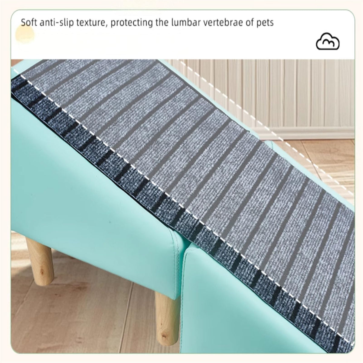 Foldable Pet Dog Ramp with Non-Slip Mat M290